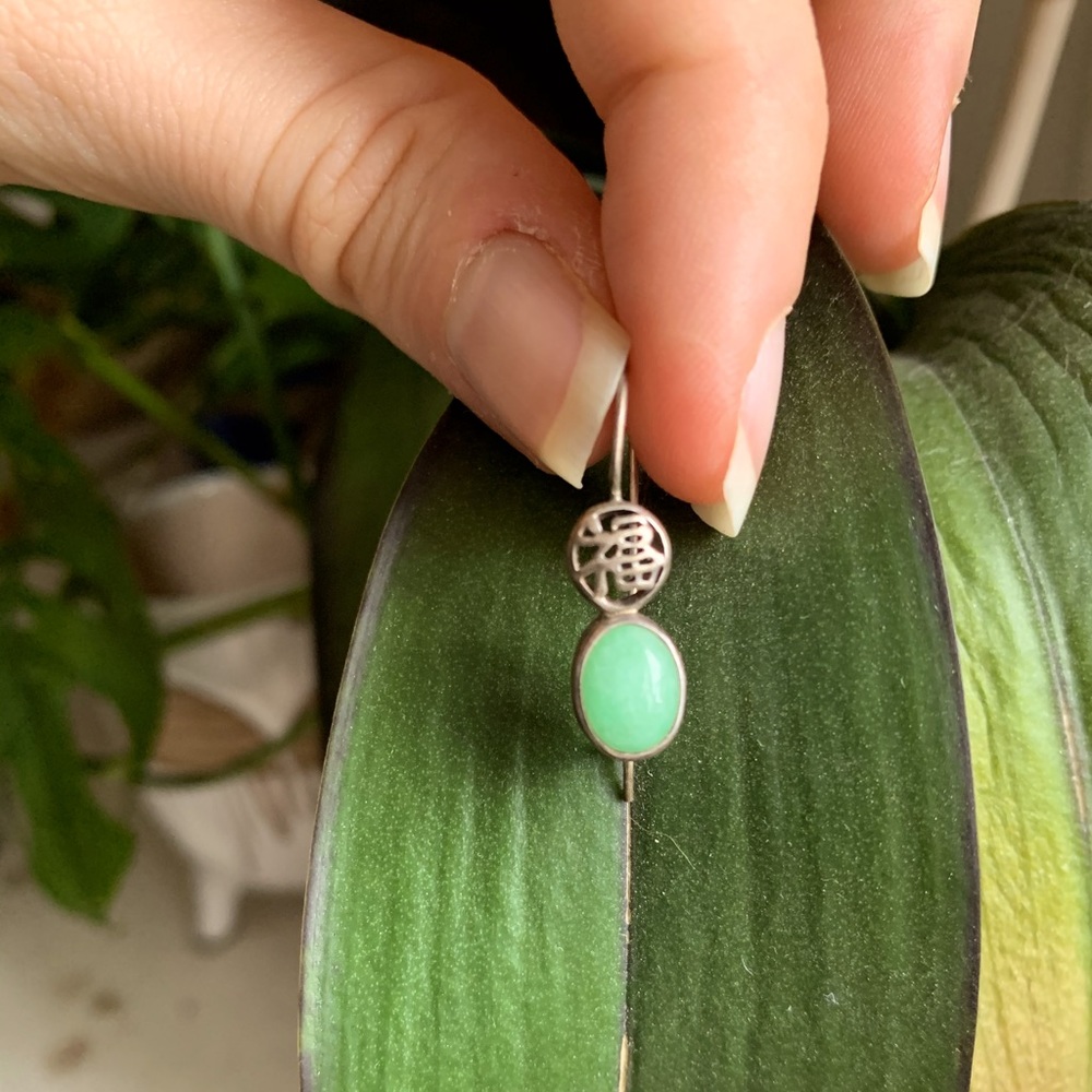 Silver Japanese Earrings
